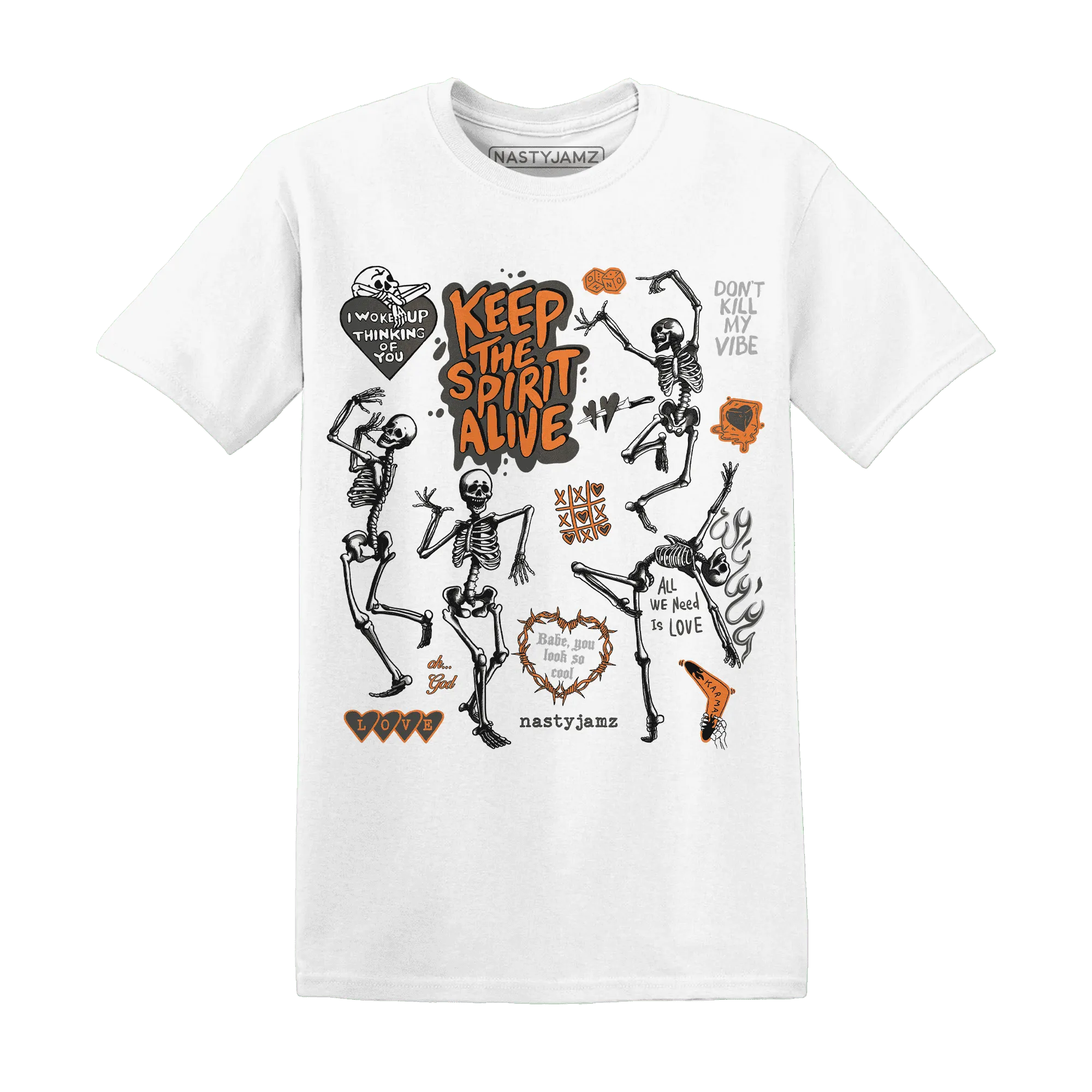 Fear-Pack-3s-NastyJamz-T-Shirt-Match-Keep-The-Spirit-Alive