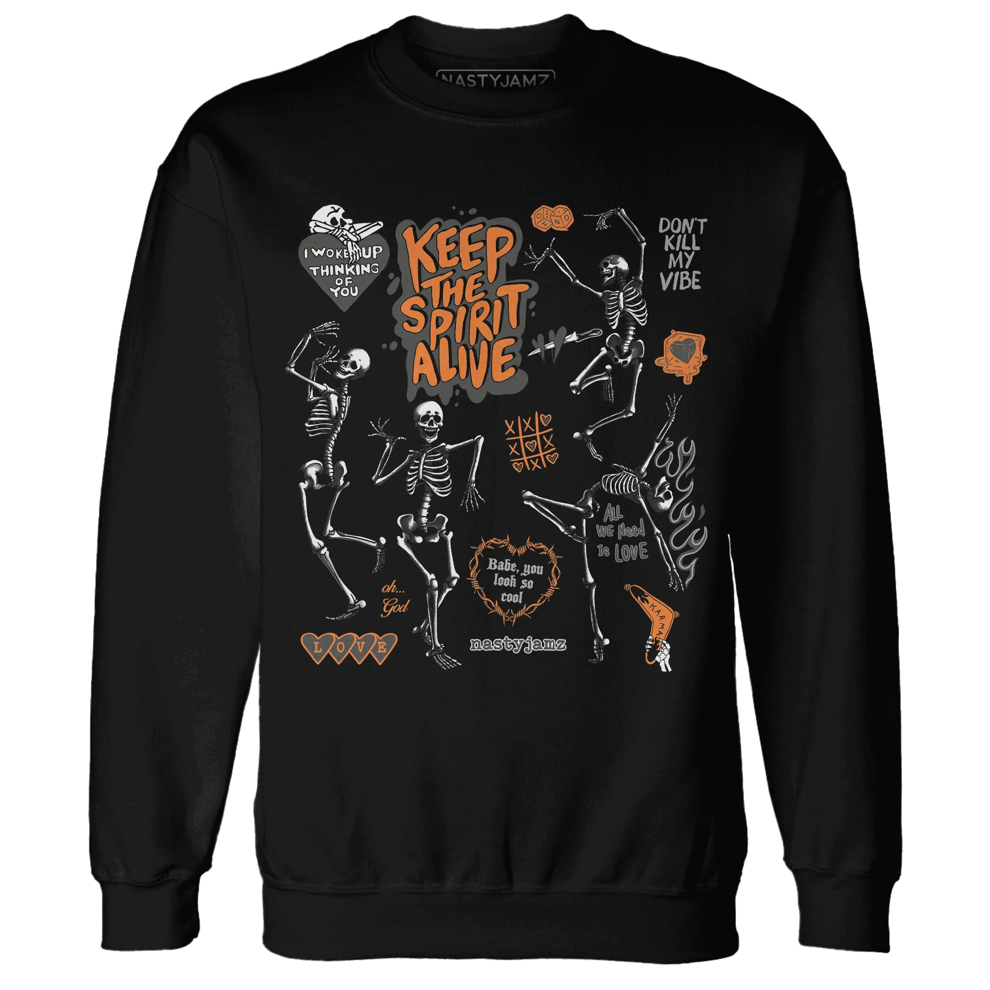 Fear-Pack-3s-NastyJamz-Sweatshirt-Match-Keep-The-Spirit-Alive