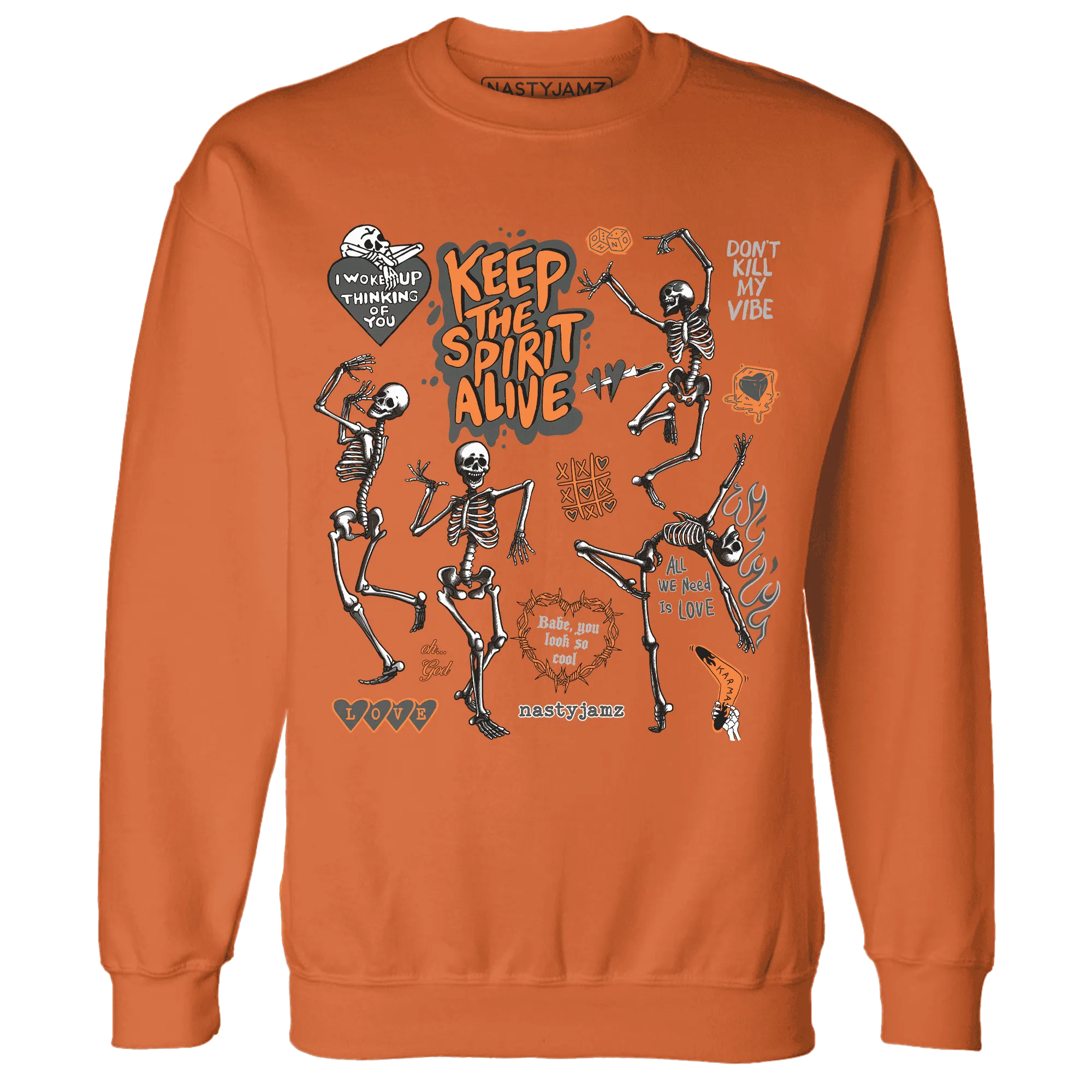 Fear-Pack-3s-NastyJamz-Sweatshirt-Match-Keep-The-Spirit-Alive