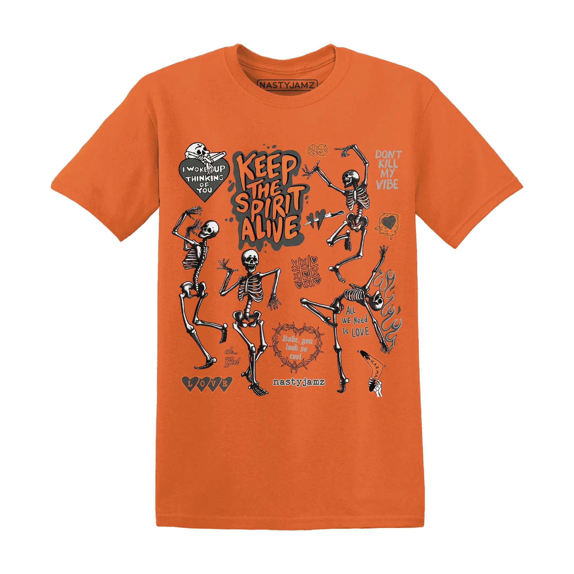 Fear-Pack-3s-NastyJamz-T-Shirt-Match-Keep-The-Spirit-Alive