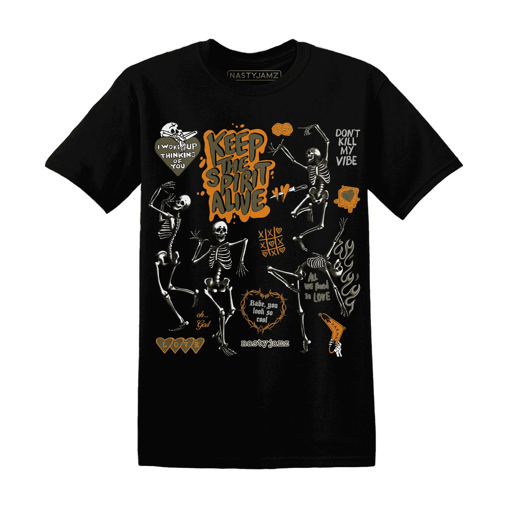 Olive-5s-NastyJamz-T-Shirt-Match-Keep-The-Spirit-Alive