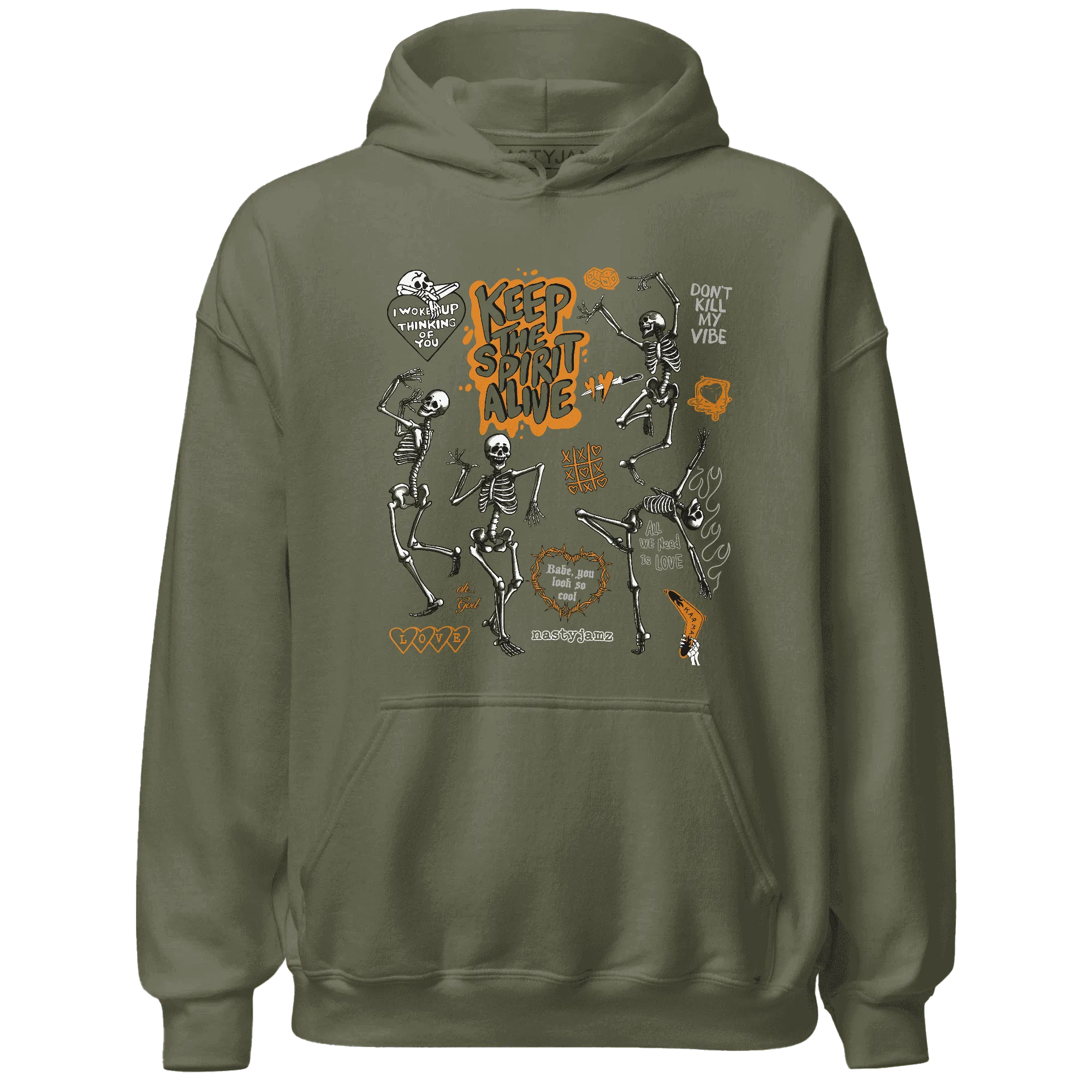 Olive-5s-NastyJamz-Hoodie-Match-Keep-The-Spirit-Alive