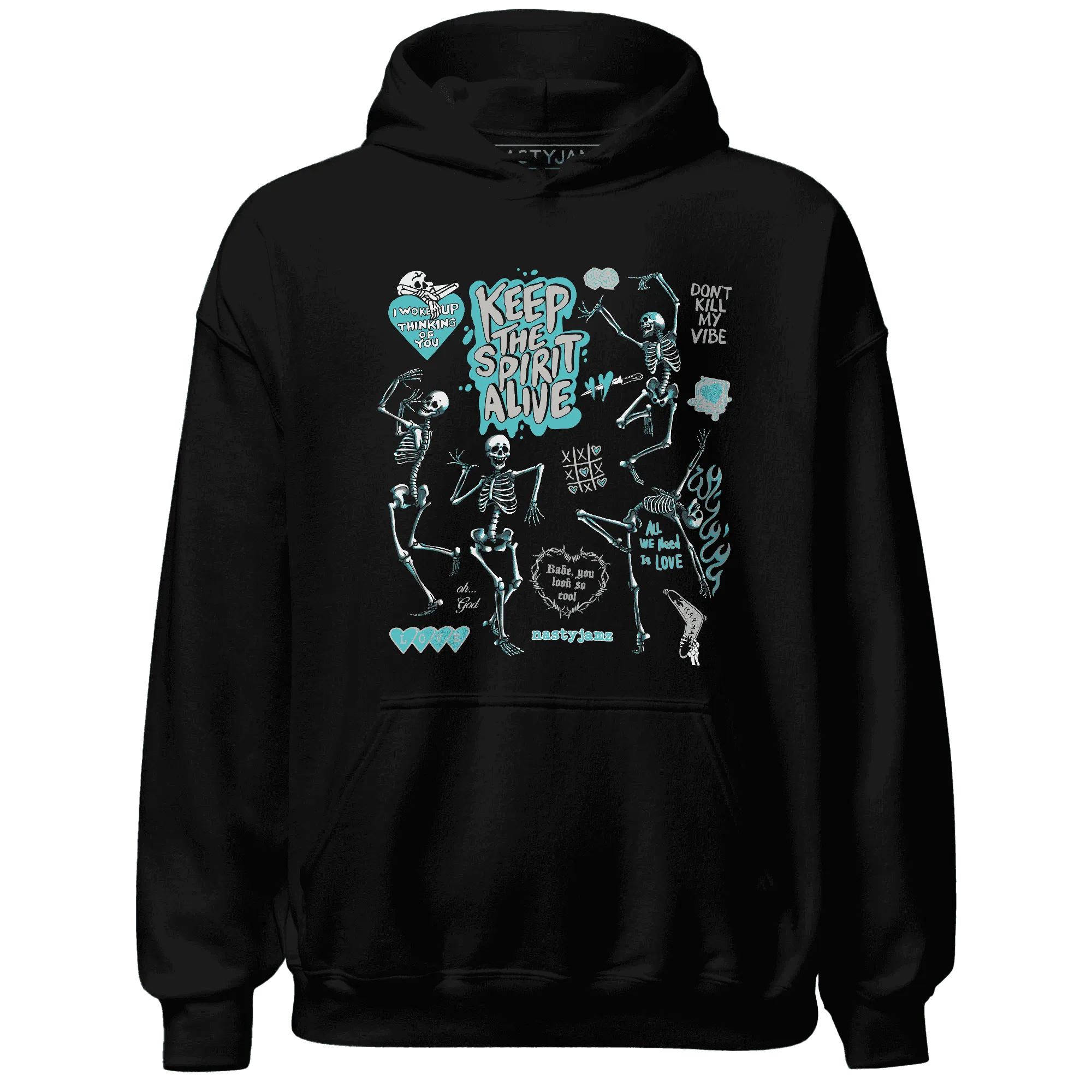NBL-Cyan-Burst-9060-NastyJamz-Hoodie-Match-Keep-The-Spirit-Alive