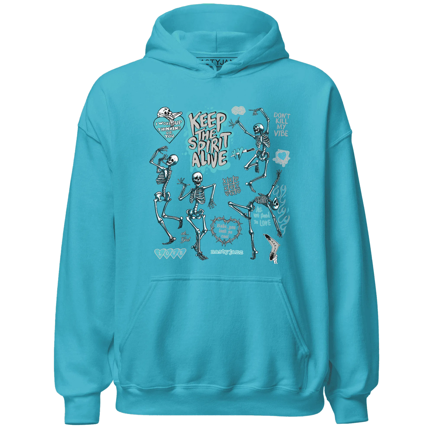 NBL-Cyan-Burst-9060-NastyJamz-Hoodie-Match-Keep-The-Spirit-Alive