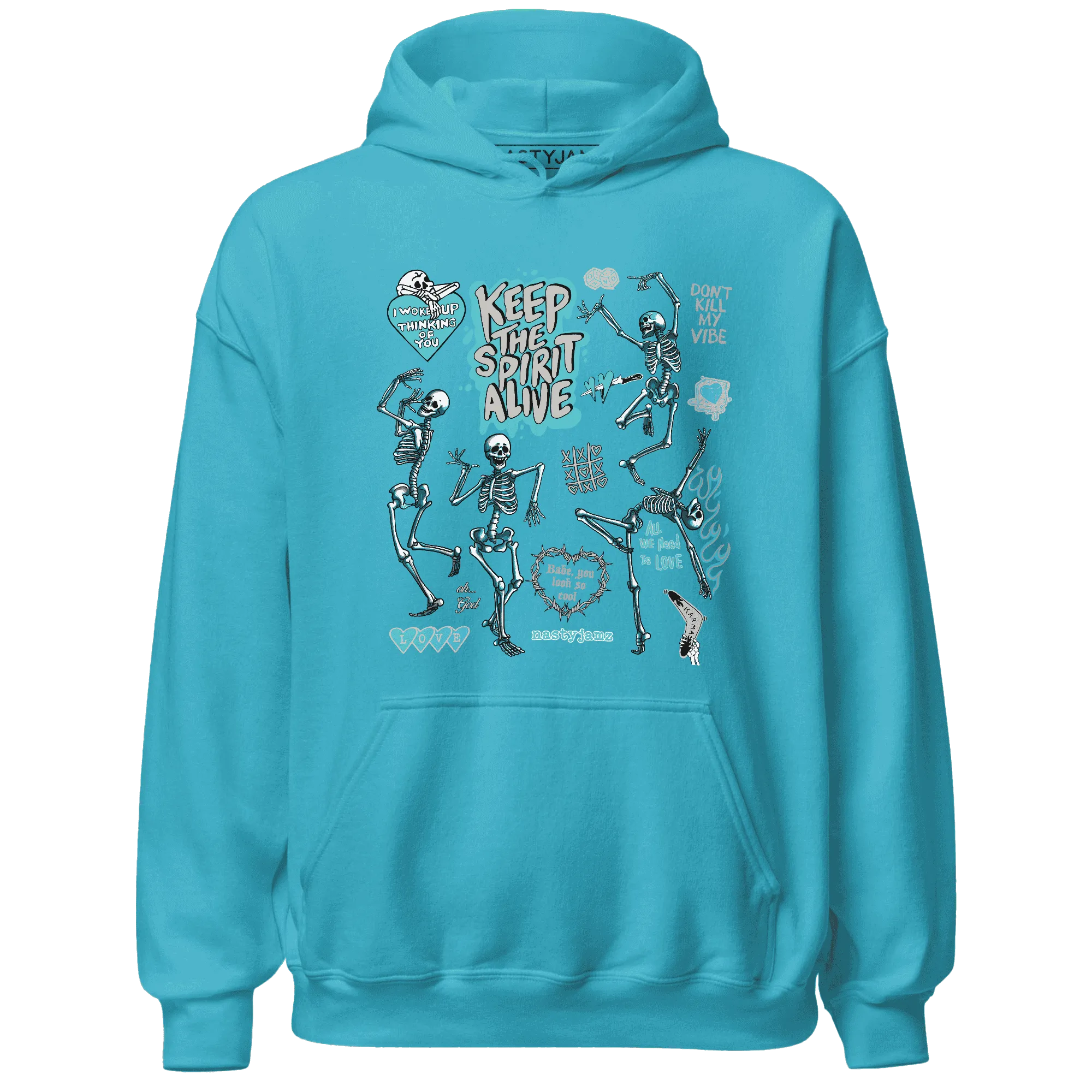 NBL-Cyan-Burst-9060-NastyJamz-Hoodie-Match-Keep-The-Spirit-Alive