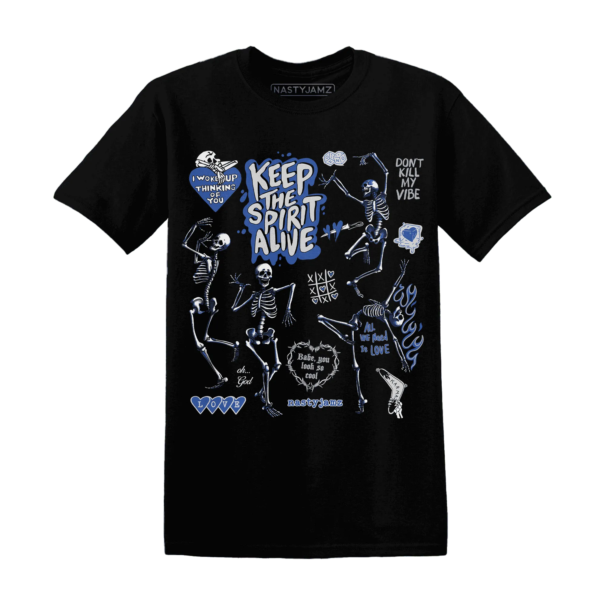 VaporMax-Game-Royal-Blue-NastyJamz-T-Shirt-Match-Keep-The-Spirit-Alive