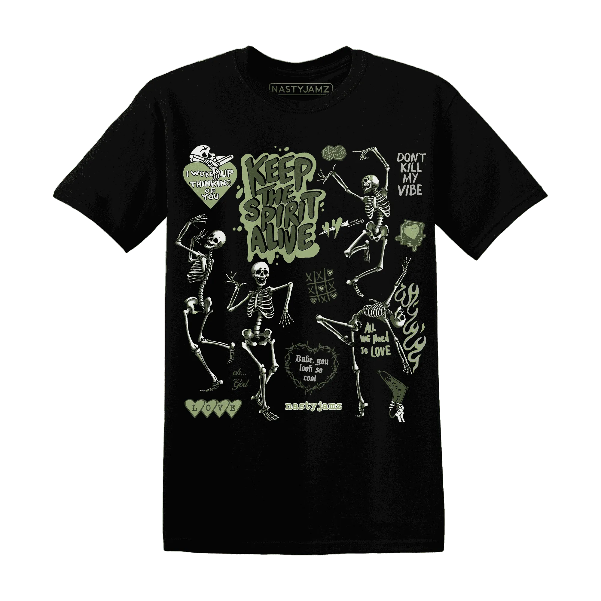 VaporMax-Plus-Alligator-NastyJamz-T-Shirt-Match-Keep-The-Spirit-Alive