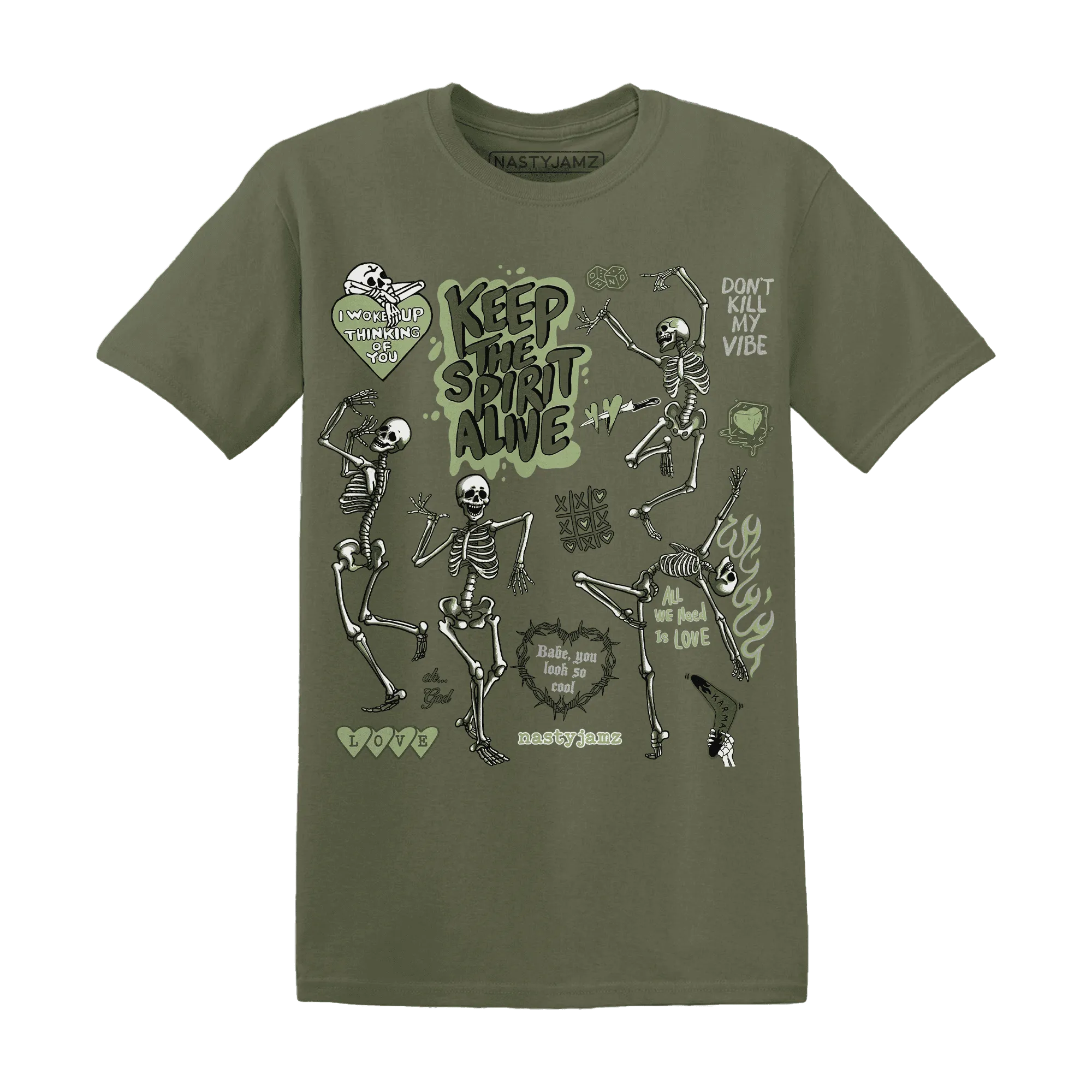 VaporMax-Plus-Alligator-NastyJamz-T-Shirt-Match-Keep-The-Spirit-Alive