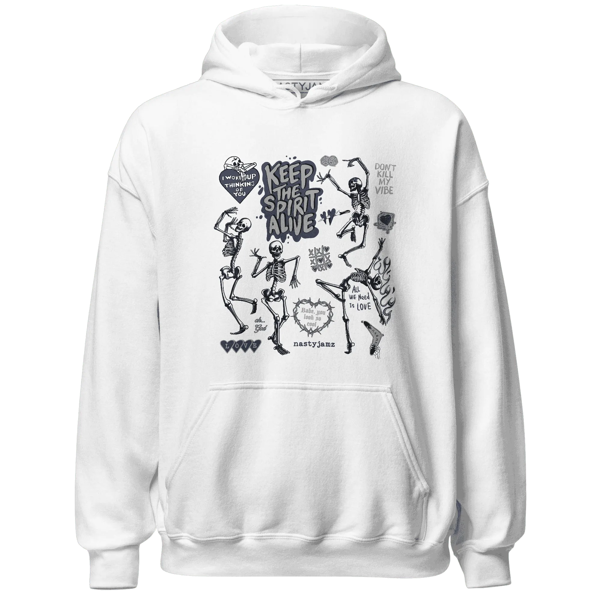VaporMax-Plus-Midnight-Navy-White-Metallic-Silver-Hoodie-Match-Keep-The-Spirit-Alive
