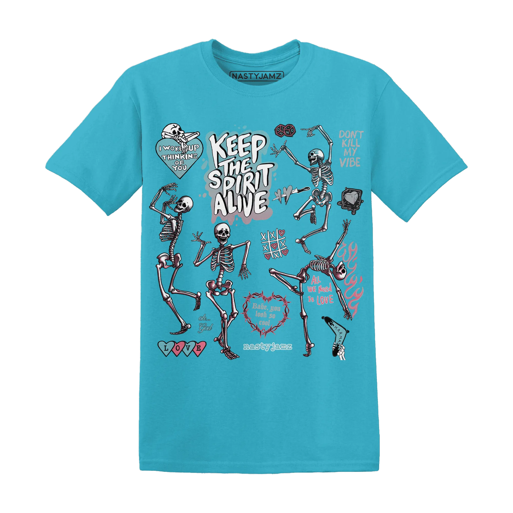 VaporMax-Plus-South-Beach-NastyJamz-T-Shirt-Match-Keep-The-Spirit-Alive