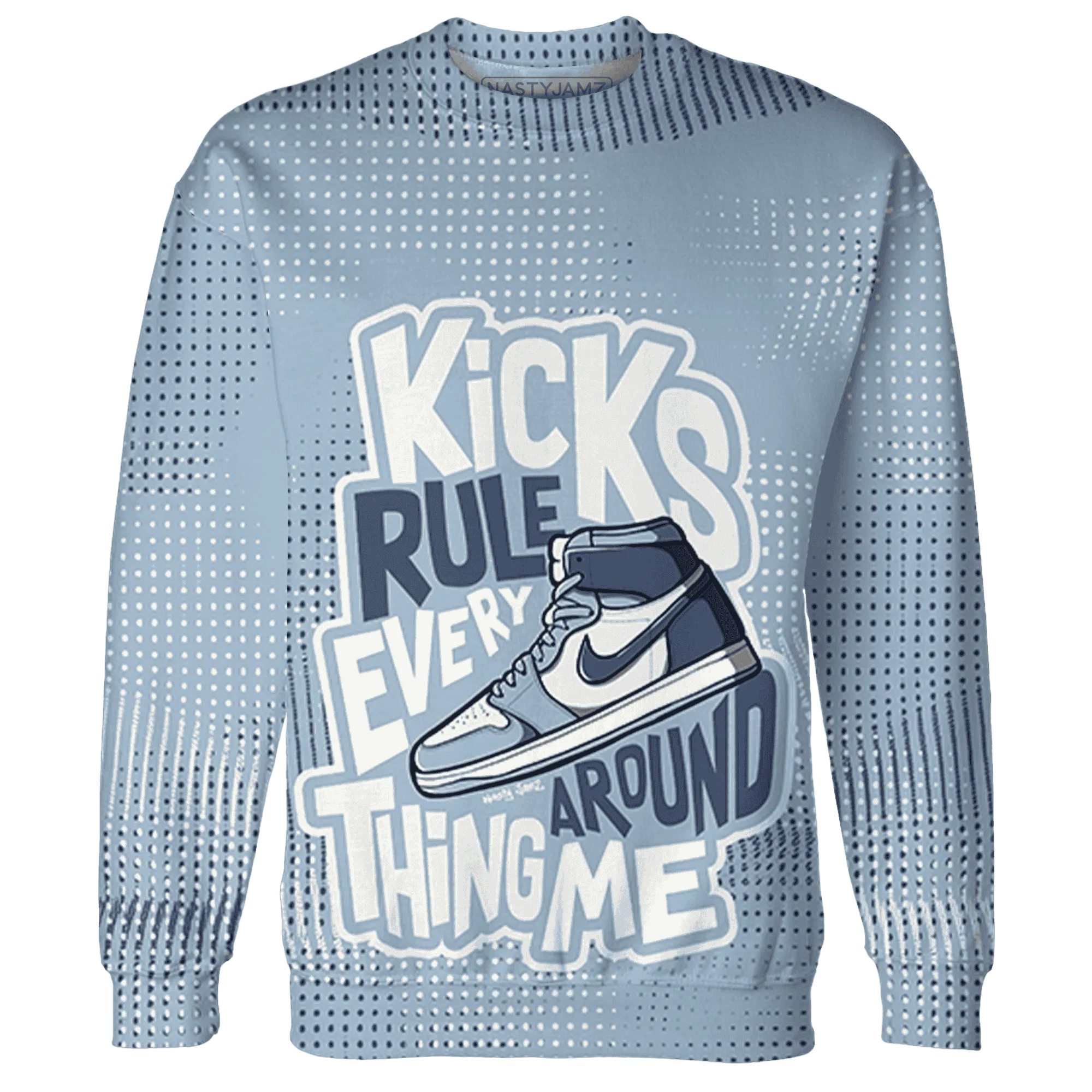 Mid-Diffused-Blue-Grey-1s-Sweatshirt-Match-Kicks-Rule