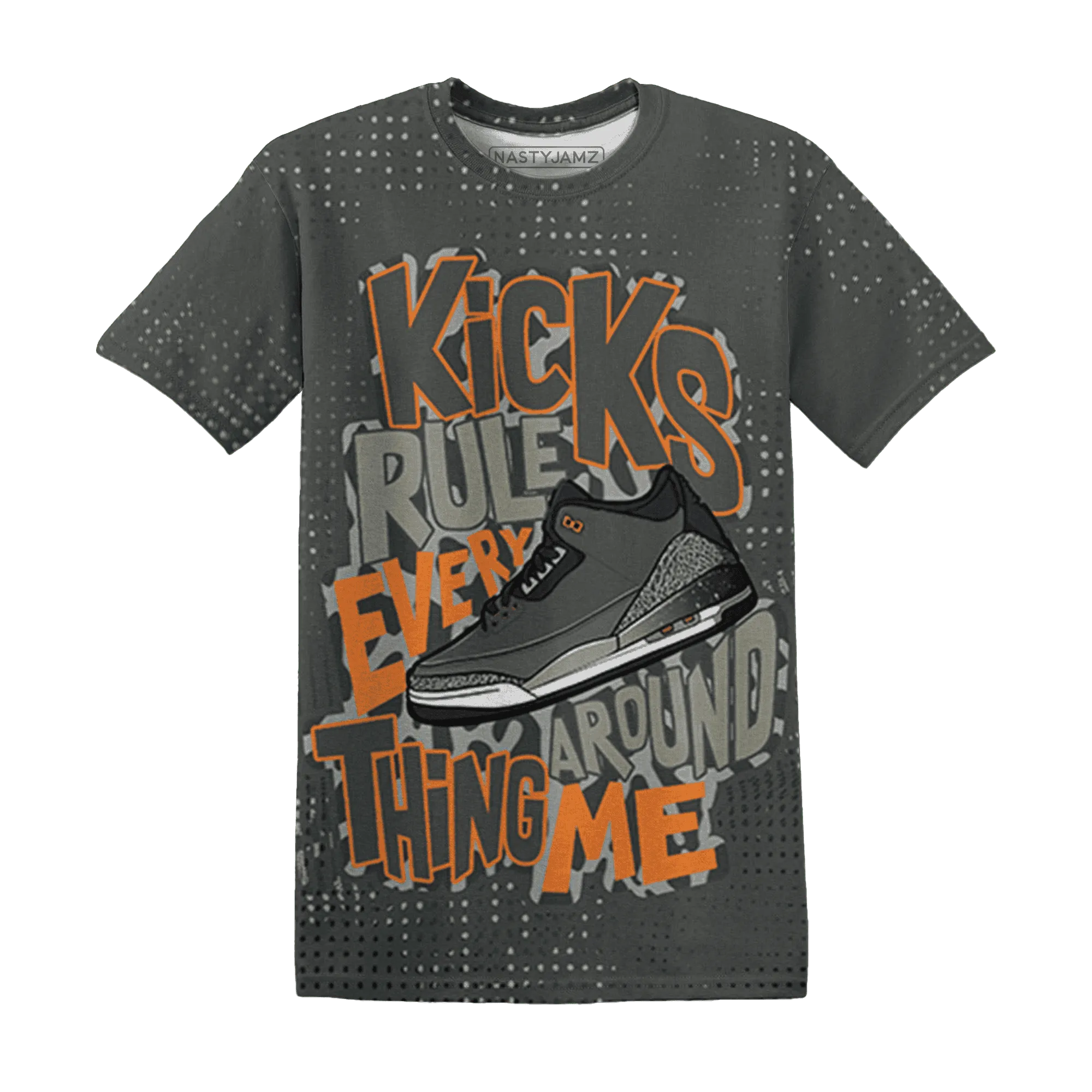 Fear-Pack-3s-T-Shirt-Match-Kicks-Rule