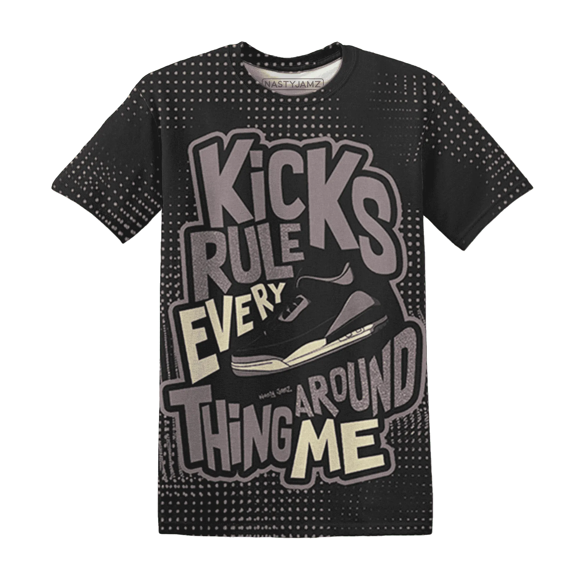 Black-Violet-Ore-3s-T-Shirt-Match-Kicks-Rule-3D