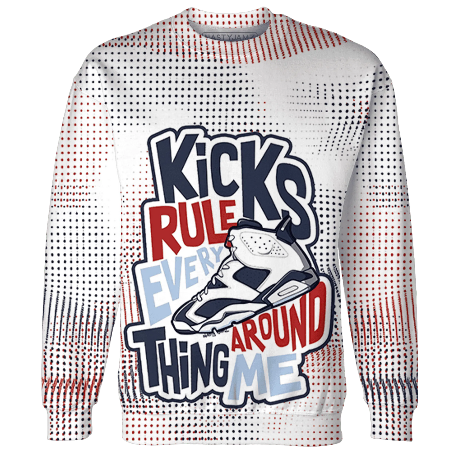 White-Navy-6s-Sweatshirt-Match-Kicks-Rule-3D