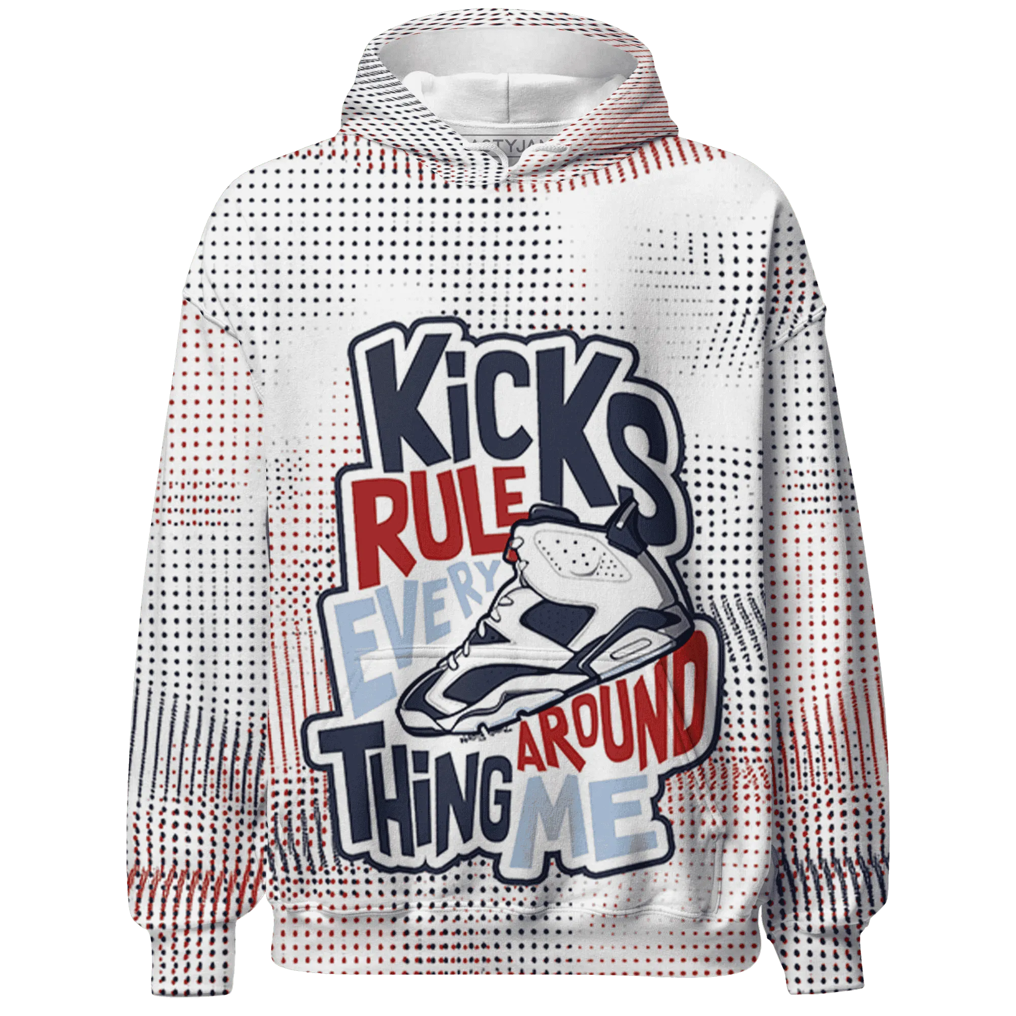 White-Navy-6s-Hoodie-Match-Kicks-Rule-3D