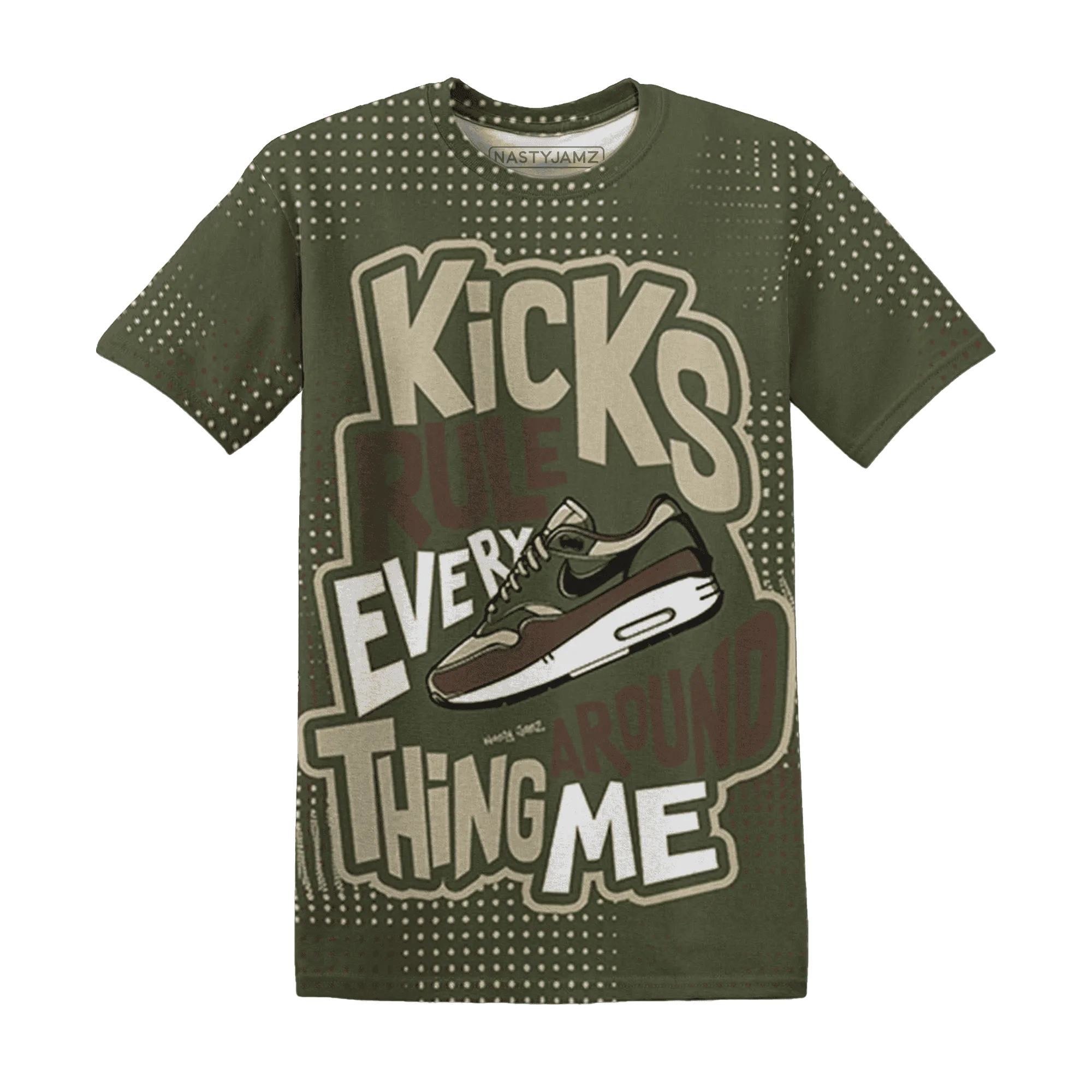 AM-1-Essential-Premium-NastyJamz-T-Shirt-Match-Kicks-Rule-3D