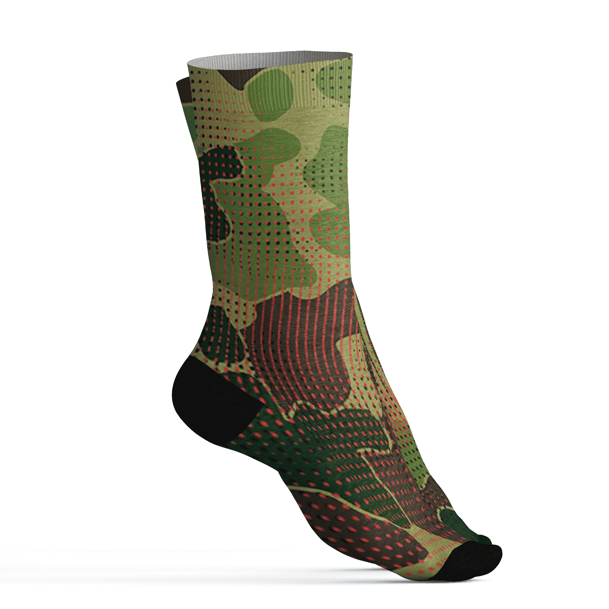 AM-90-Dark-Sage-Solar-Red-NastyJamz-Socks-Match-Kicks-Rule-3D