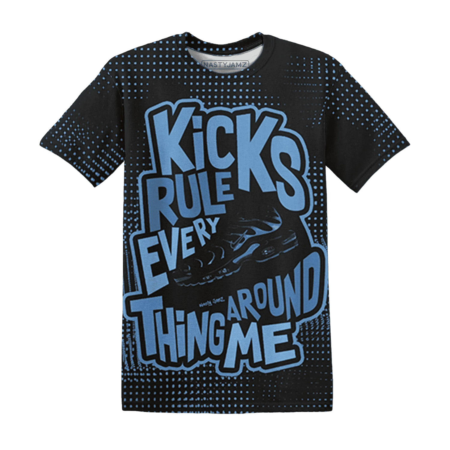 AM-Plus-Black-Univercitii-Blue-T-Shirt-Match-Kicks-Rule-3D