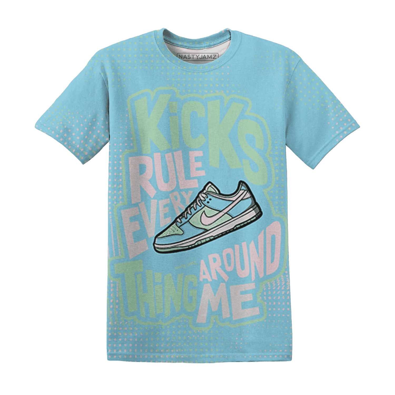 Dunk-Verdy-Visty-NastyJamz-T-Shirt-Match-Kicks-Rule-3D