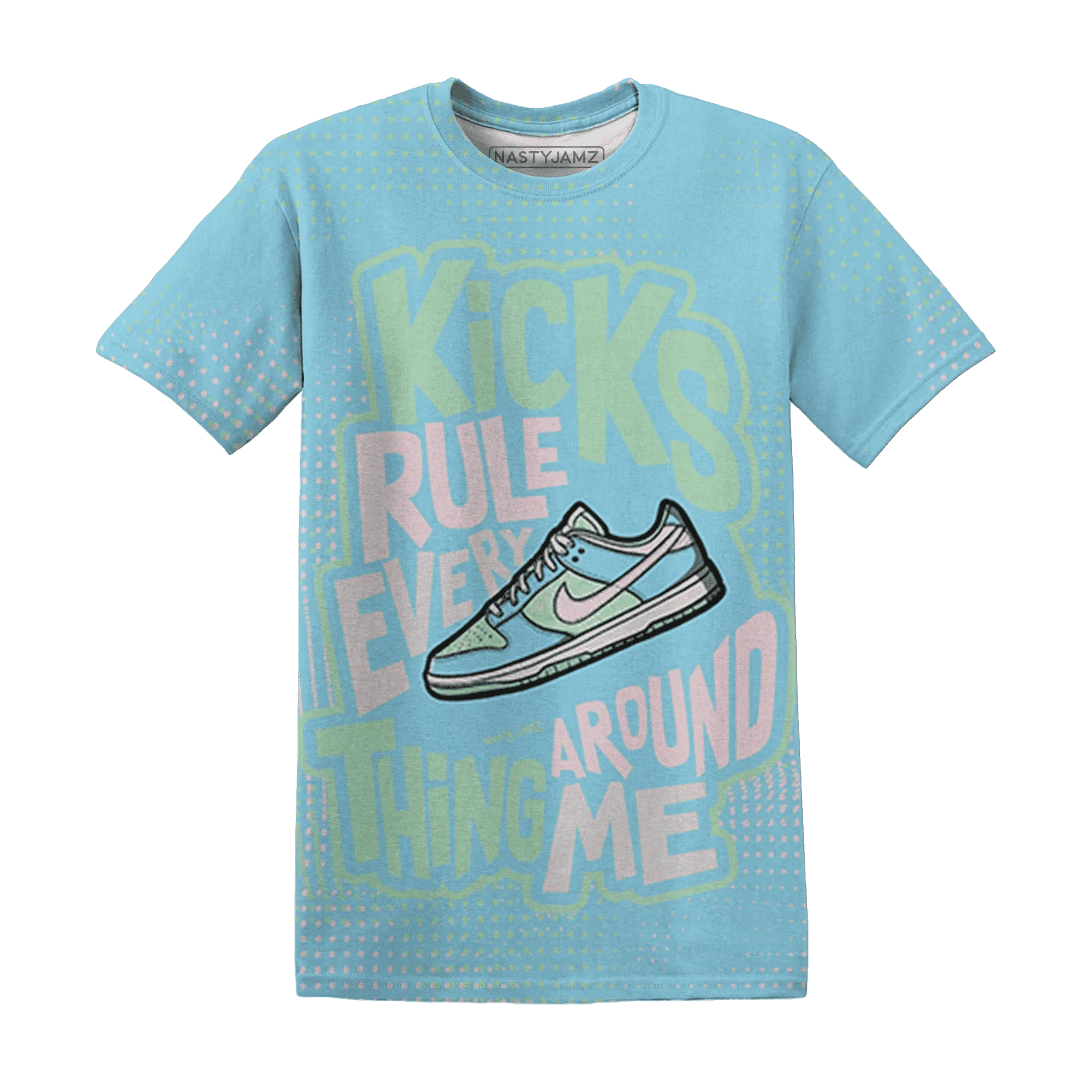 Dunk-Verdy-Visty-NastyJamz-T-Shirt-Match-Kicks-Rule-3D