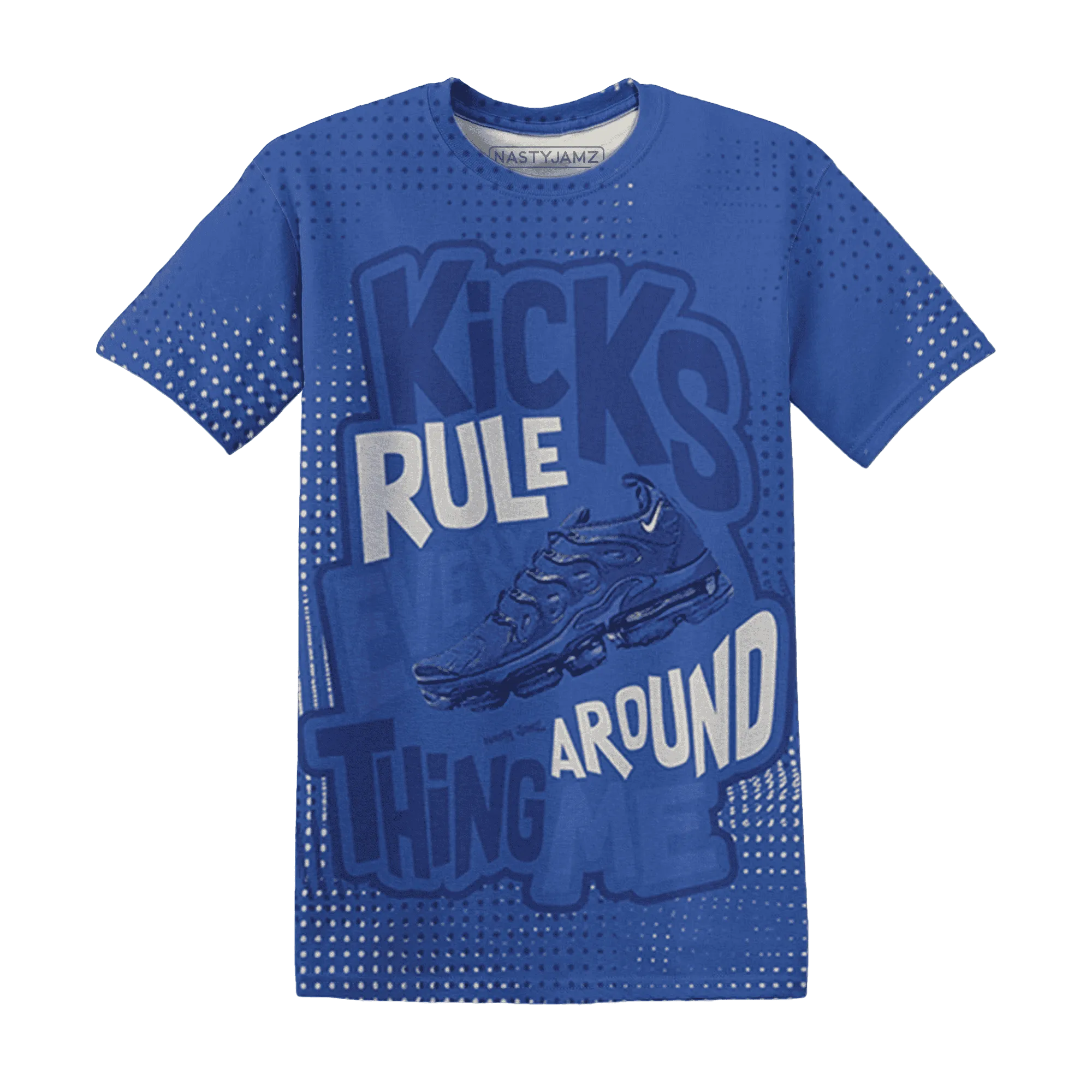 VaporMax-Game-Royal-Blue-T-Shirt-Match-Kicks-Rule-3D