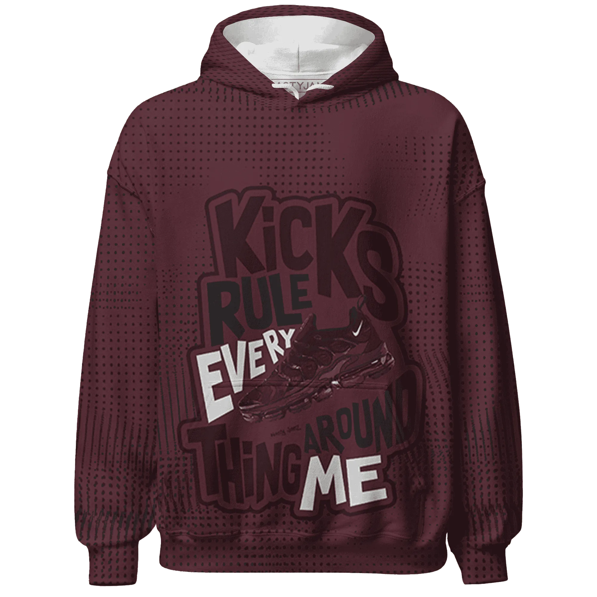 VaporMax-Night-Maron-Burgundy-Hoodie-Match-Kicks-Rule-3D
