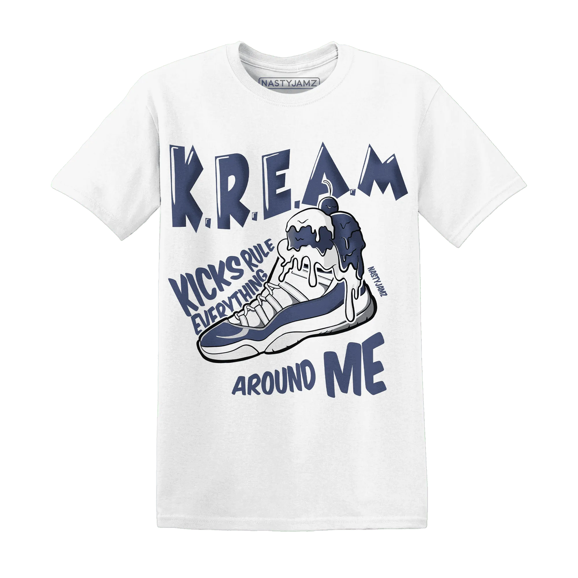 Low-Diffused-Blue-11s-T-Shirt-Match-Kream-Sneaker