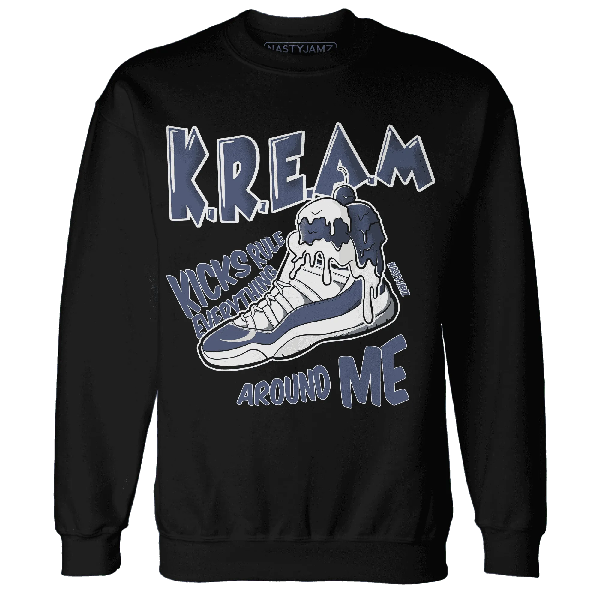 Low-Diffused-Blue-11s-Sweatshirt-Match-Kream-Sneaker