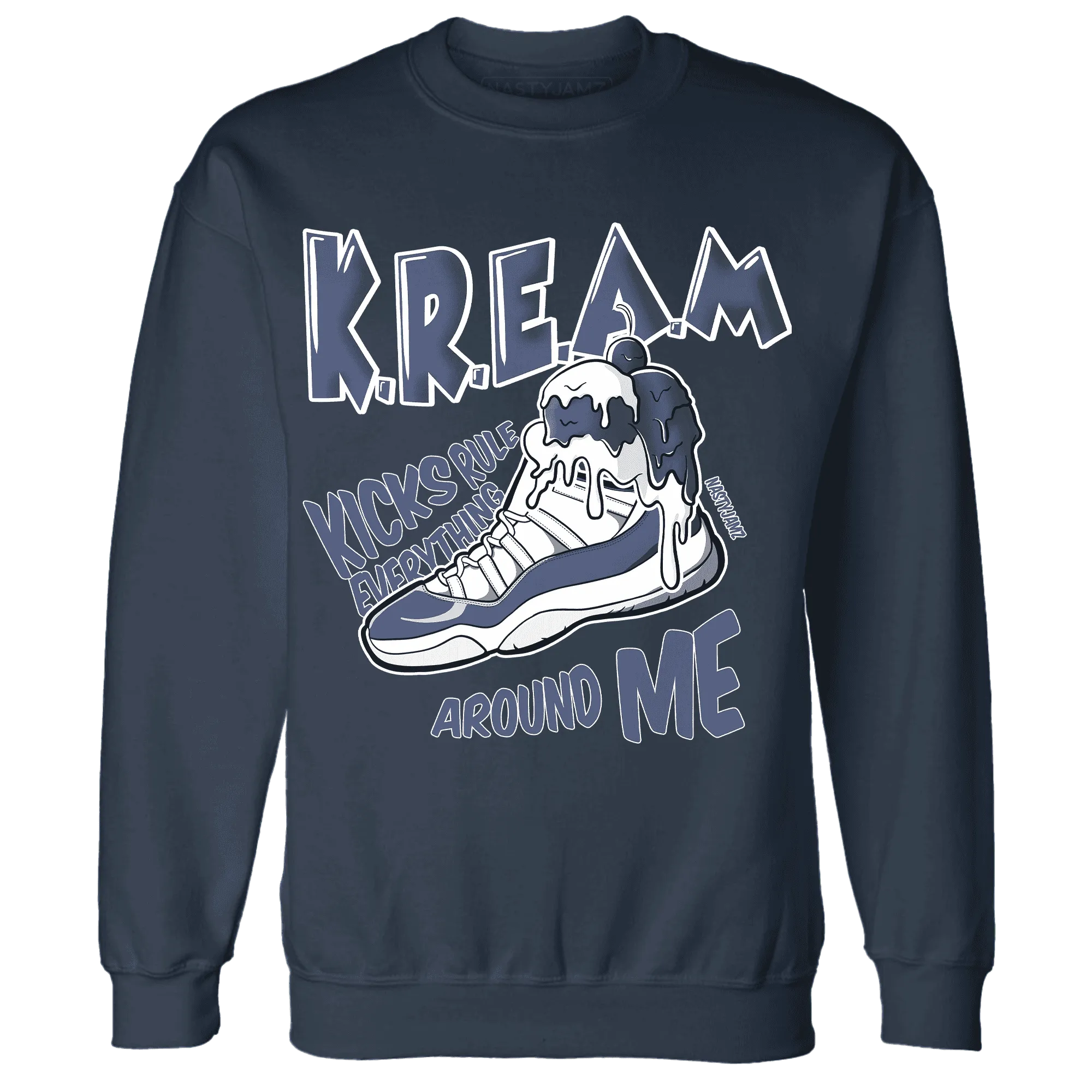 Low-Diffused-Blue-11s-Sweatshirt-Match-Kream-Sneaker