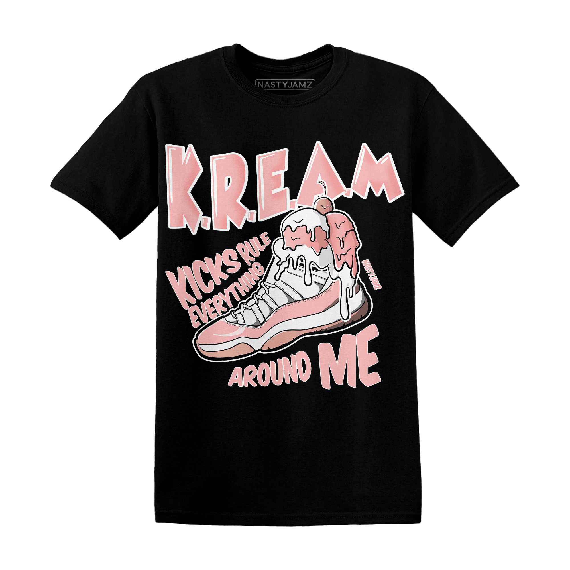 Low Legend Pink 11s T Shirt Match Kream Sneaker - NastyJamz