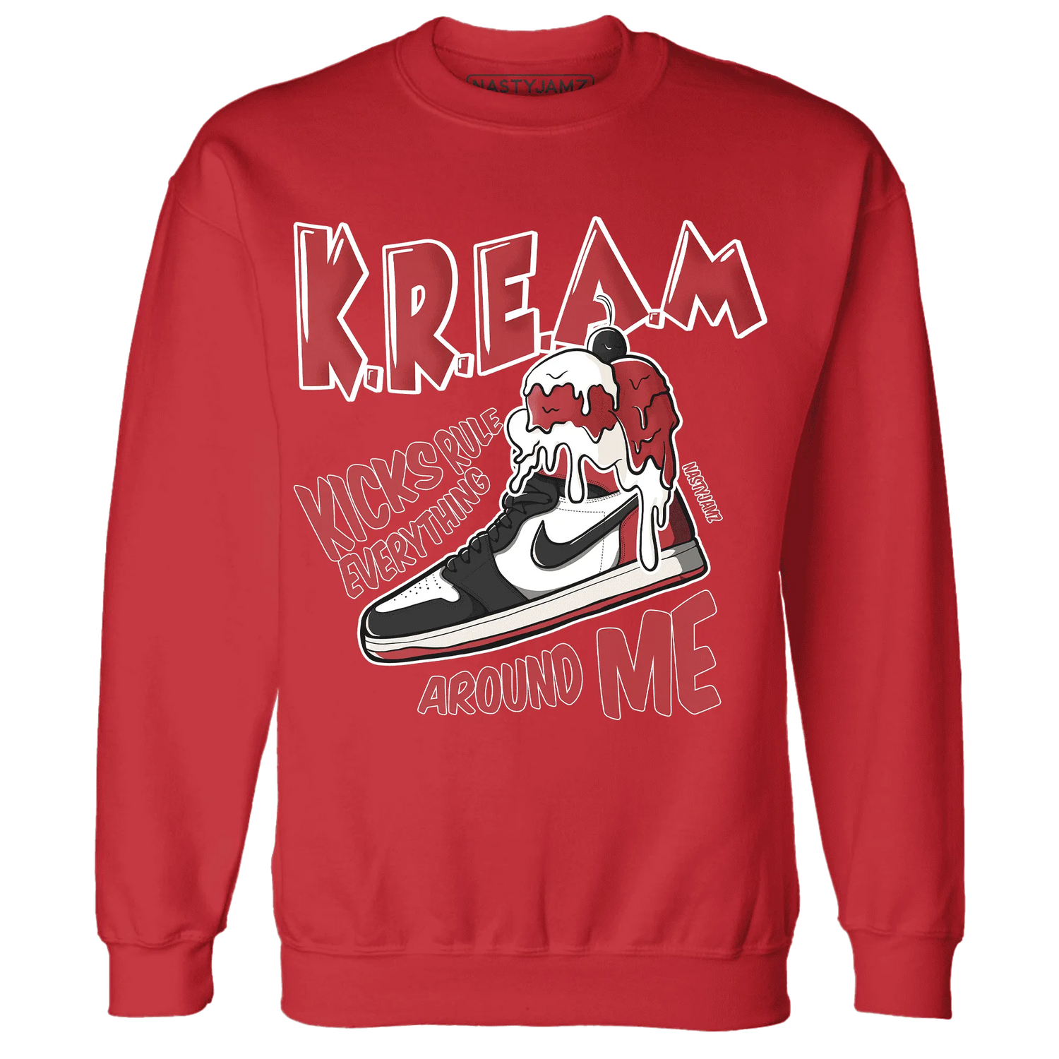 Black-Toe-Reimagined-Red-White-1s-Sweatshirt-Match-Kream-Sneaker