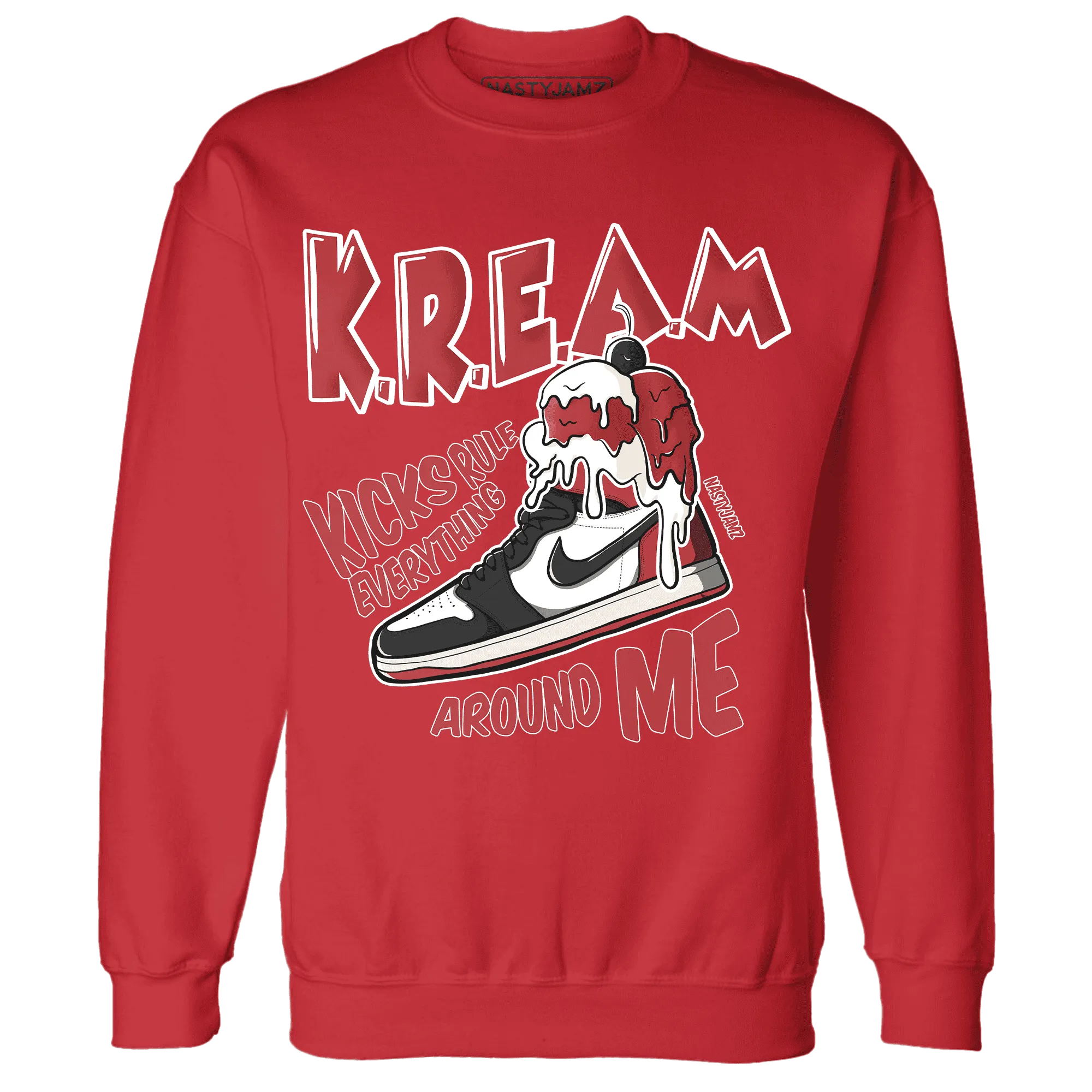 Black-Toe-Reimagined-Red-White-1s-Sweatshirt-Match-Kream-Sneaker