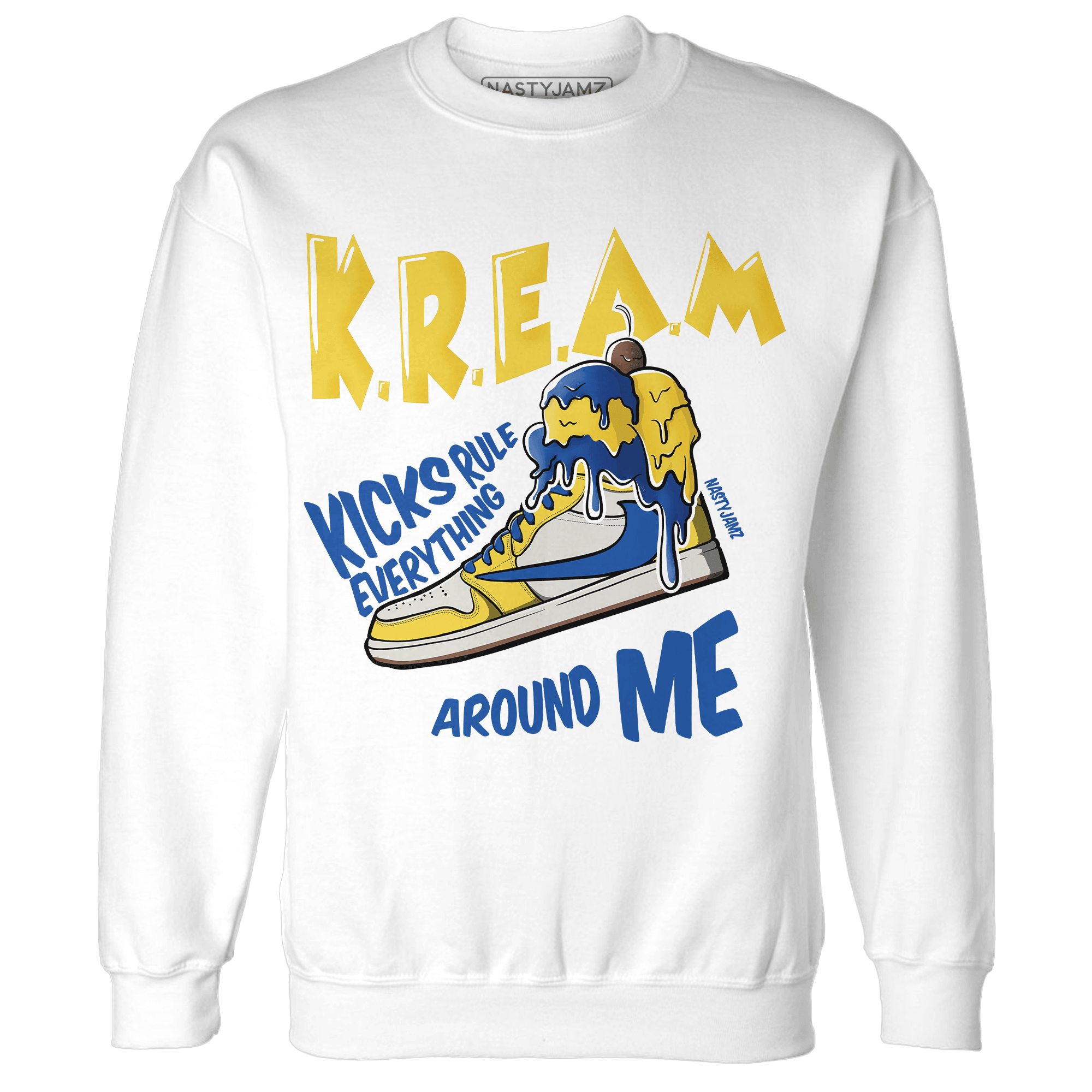 Low OG Canary TVSC 1s Sweatshirt Match Kream Sneaker - NastyJamz