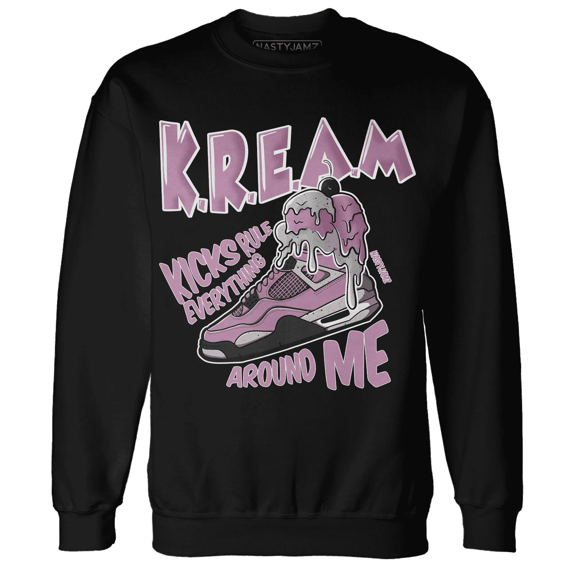 Orchid-Neutral-Grey-Black-White-4s-Sweatshirt-Match-Kream-Sneaker