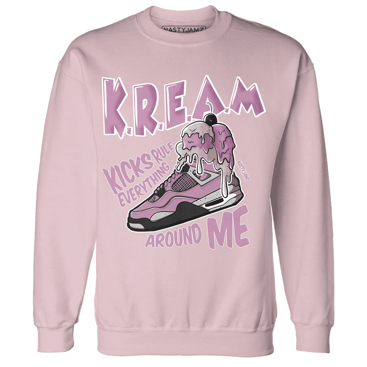 Orchid-Neutral-Grey-Black-White-4s-Sweatshirt-Match-Kream-Sneaker