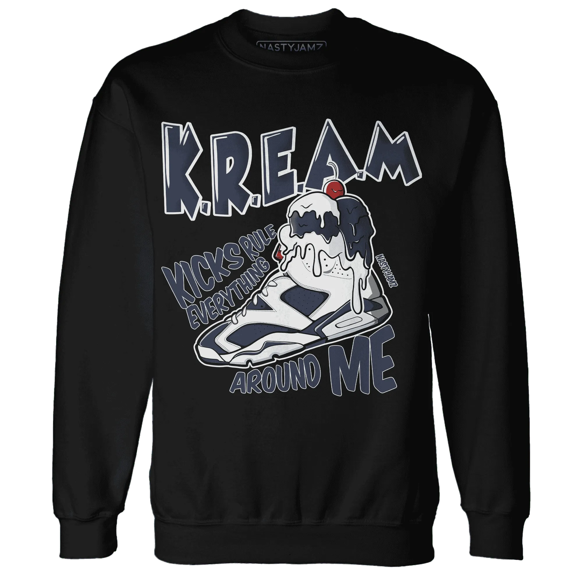 White-Navy-6s-Sweatshirt-Match-Kream-Sneaker