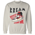 Jumman Jack University Red Sweatshirt Match Kream Sneaker - NastyJamz