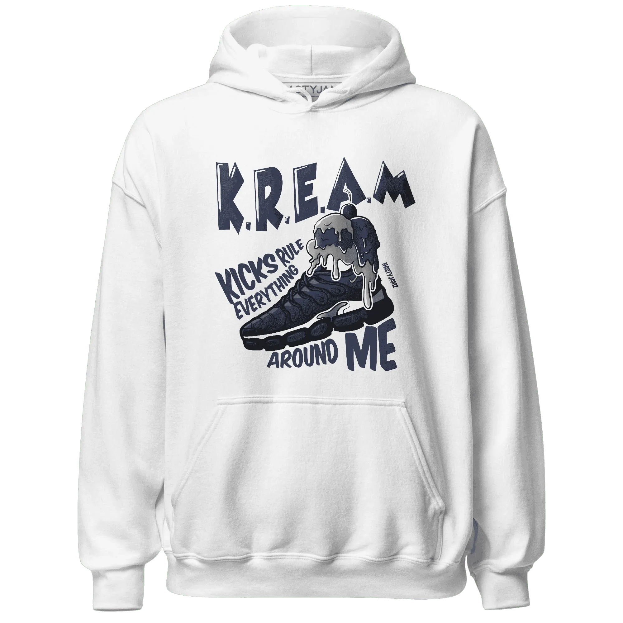 VaporMax-Plus-Midnight-Navy-White-Metallic-Silver-Hoodie-Match-Kream-Sneaker