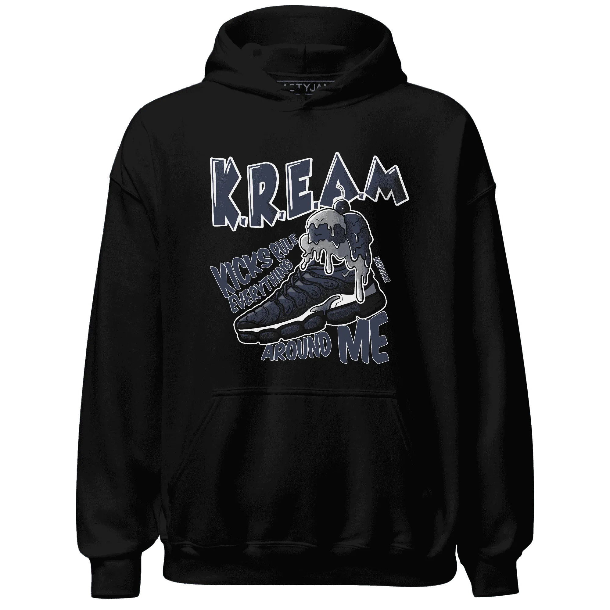 VaporMax-Plus-Midnight-Navy-White-Metallic-Silver-Hoodie-Match-Kream-Sneaker