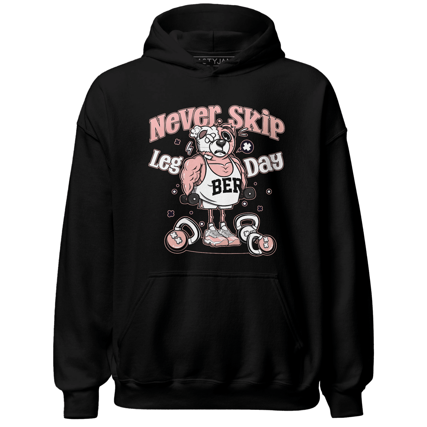 Low Legend Pink 11s Hoodie Match Leg Day BER - NastyJamz