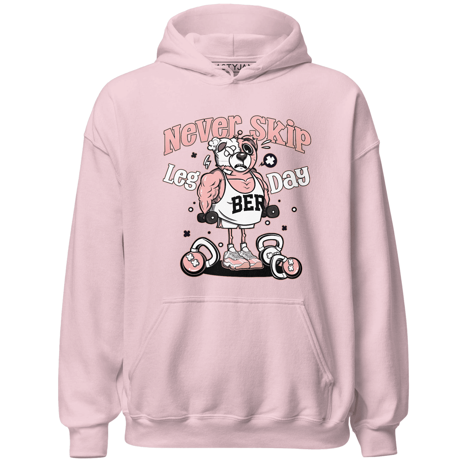 Low Legend Pink 11s Hoodie Match Leg Day BER - NastyJamz