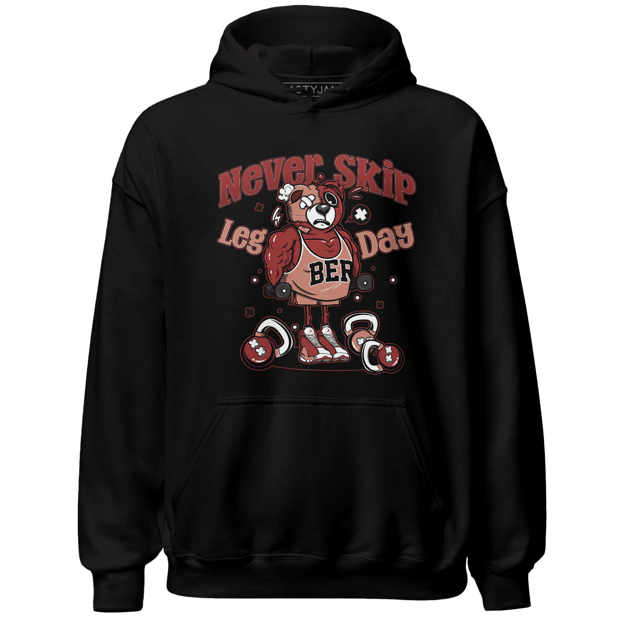 Dune Red 13s Hoodie Match Leg Day BER - NastyJamz