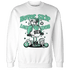 High OG Green Glow 1s Sweatshirt Match Leg Day BER - NastyJamz