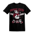 High White Team Red 1s T Shirt Match Leg Day BER - NastyJamz