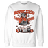 Georgia Peach 3s Sweatshirt Match Leg Day BER - NastyJamz