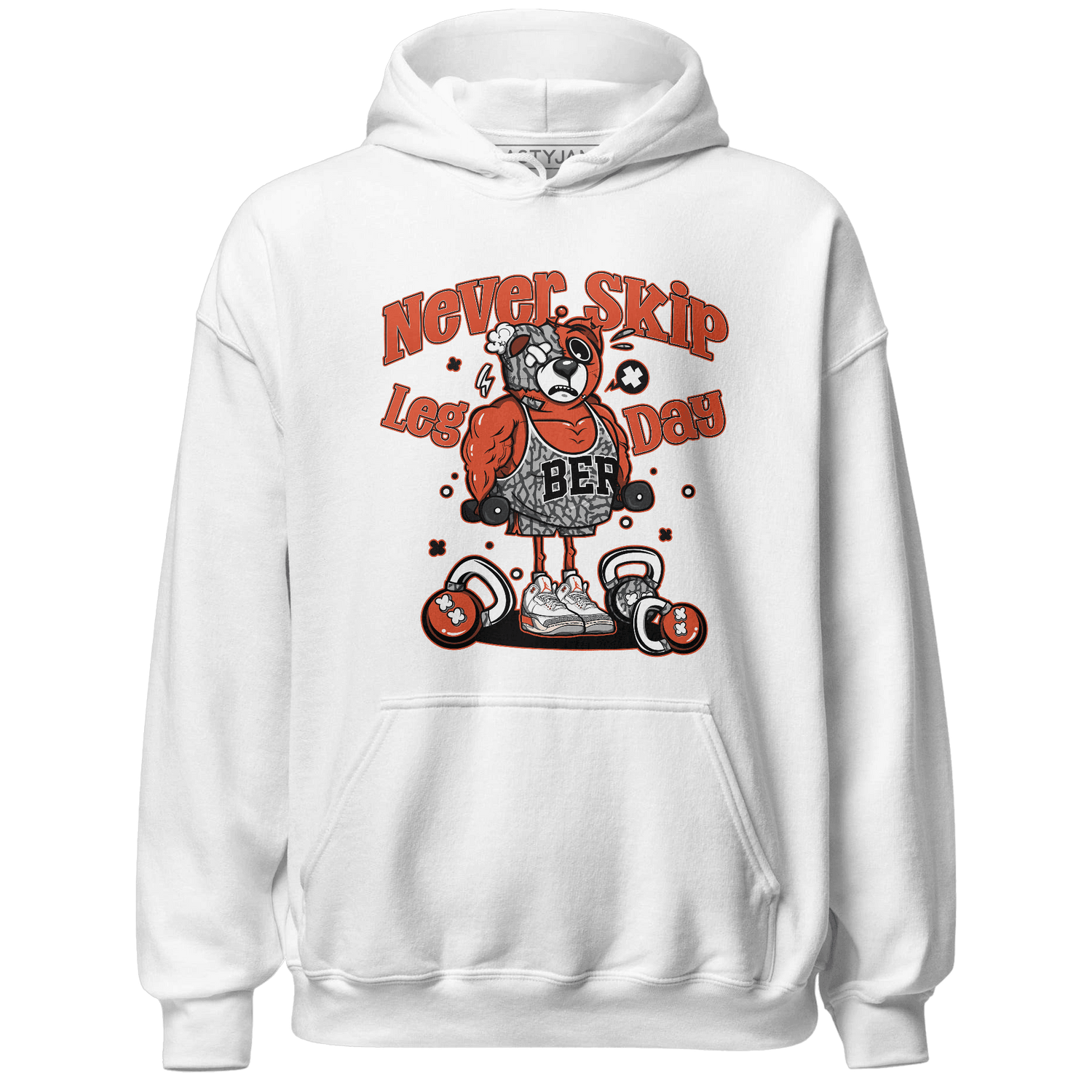 Georgia Peach 3s Hoodie Match Leg Day BER - NastyJamz