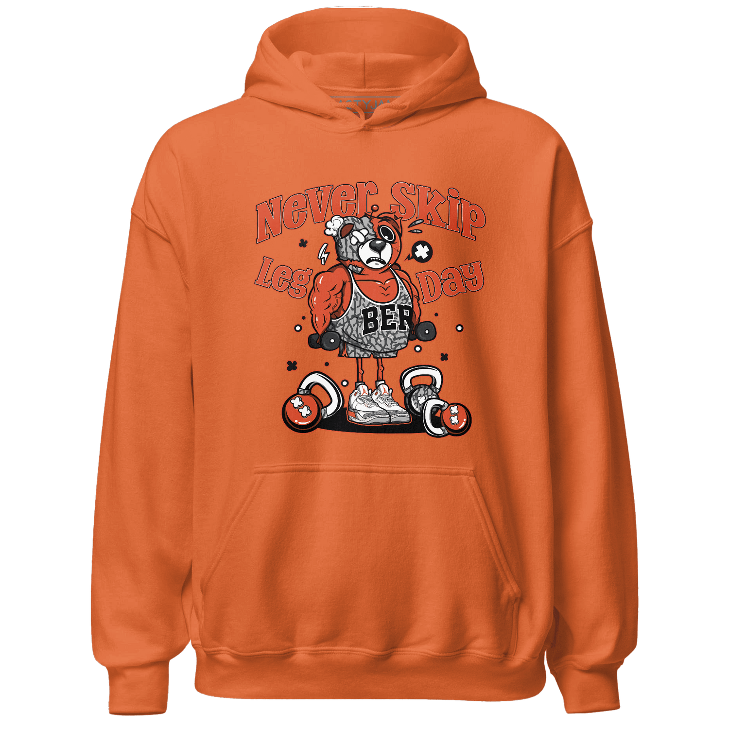 Georgia Peach 3s Hoodie Match Leg Day BER - NastyJamz