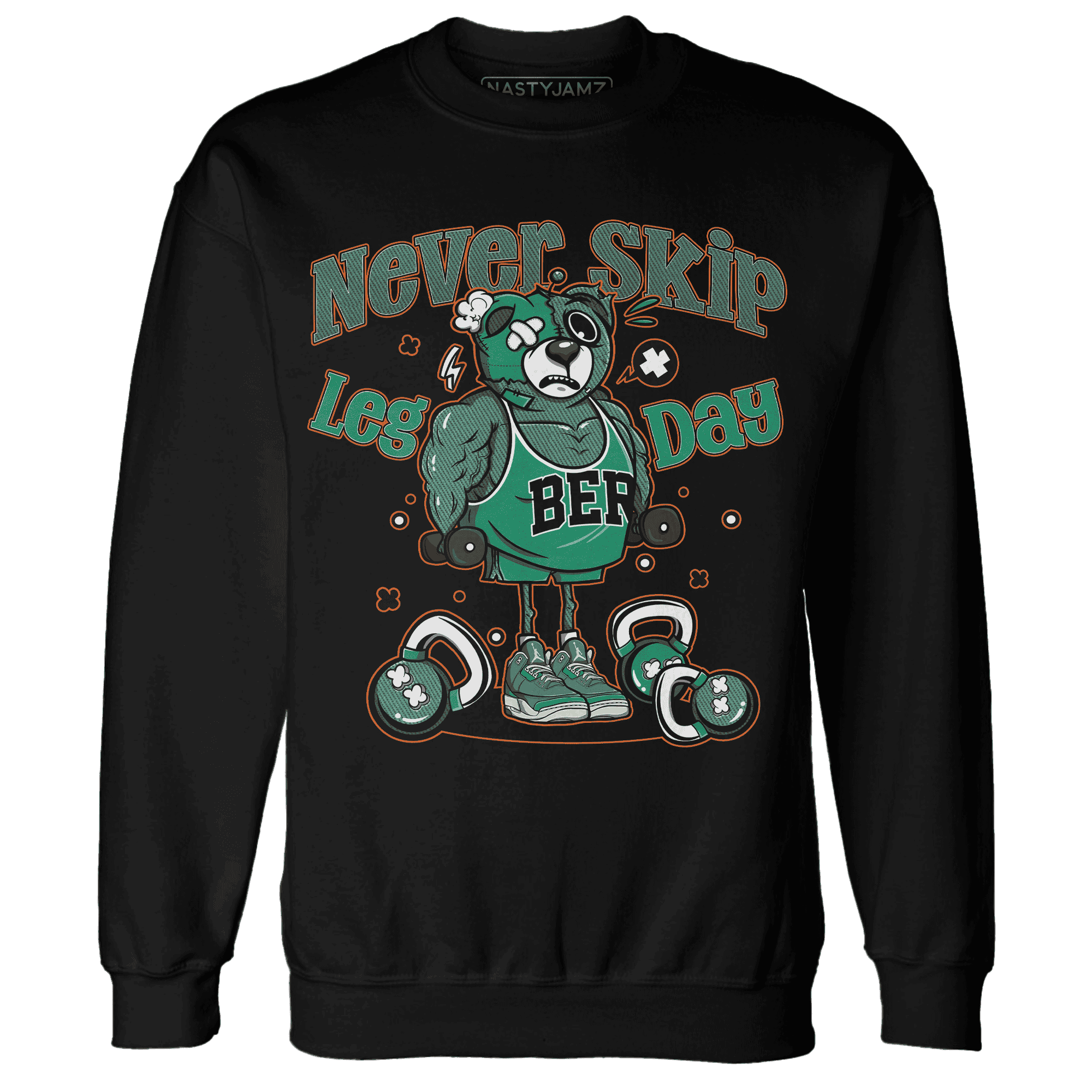 Nina CN Abney 3s Sweatshirt Match Leg Day BER - NastyJamz