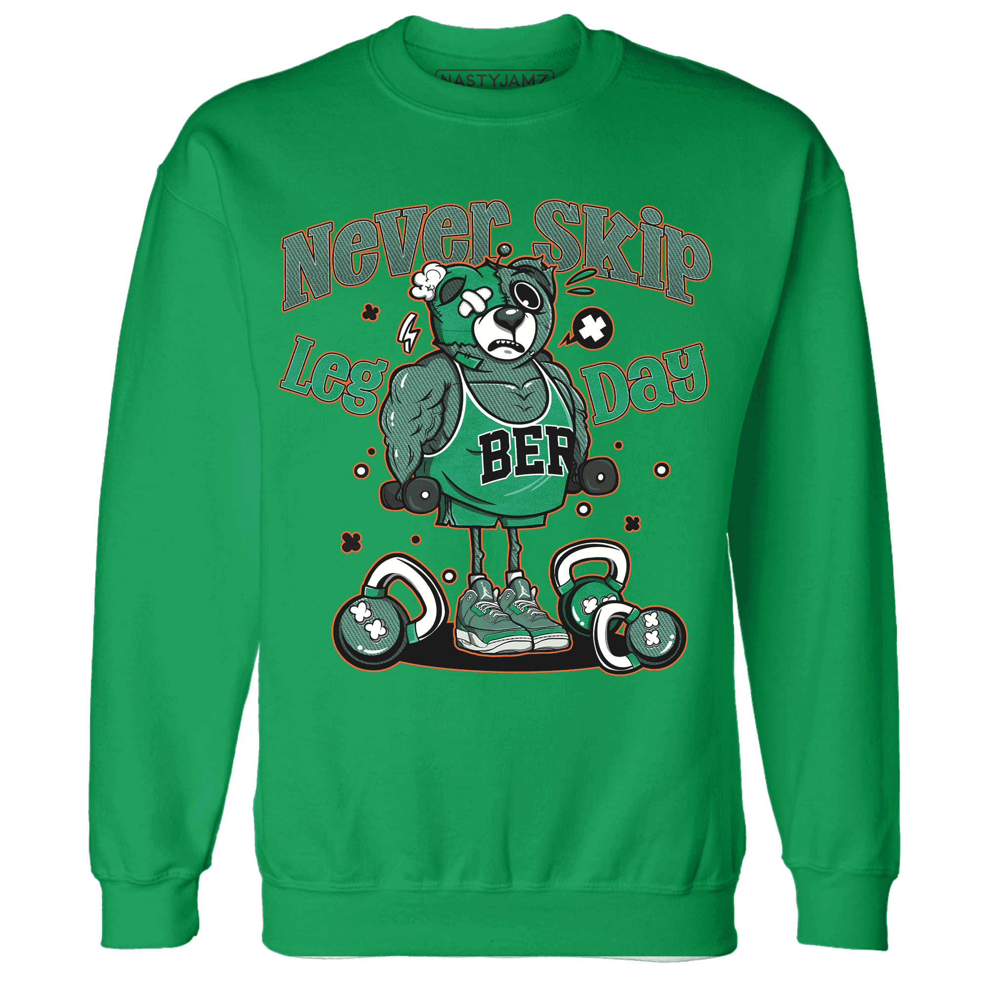 Nina CN Abney 3s Sweatshirt Match Leg Day BER - NastyJamz