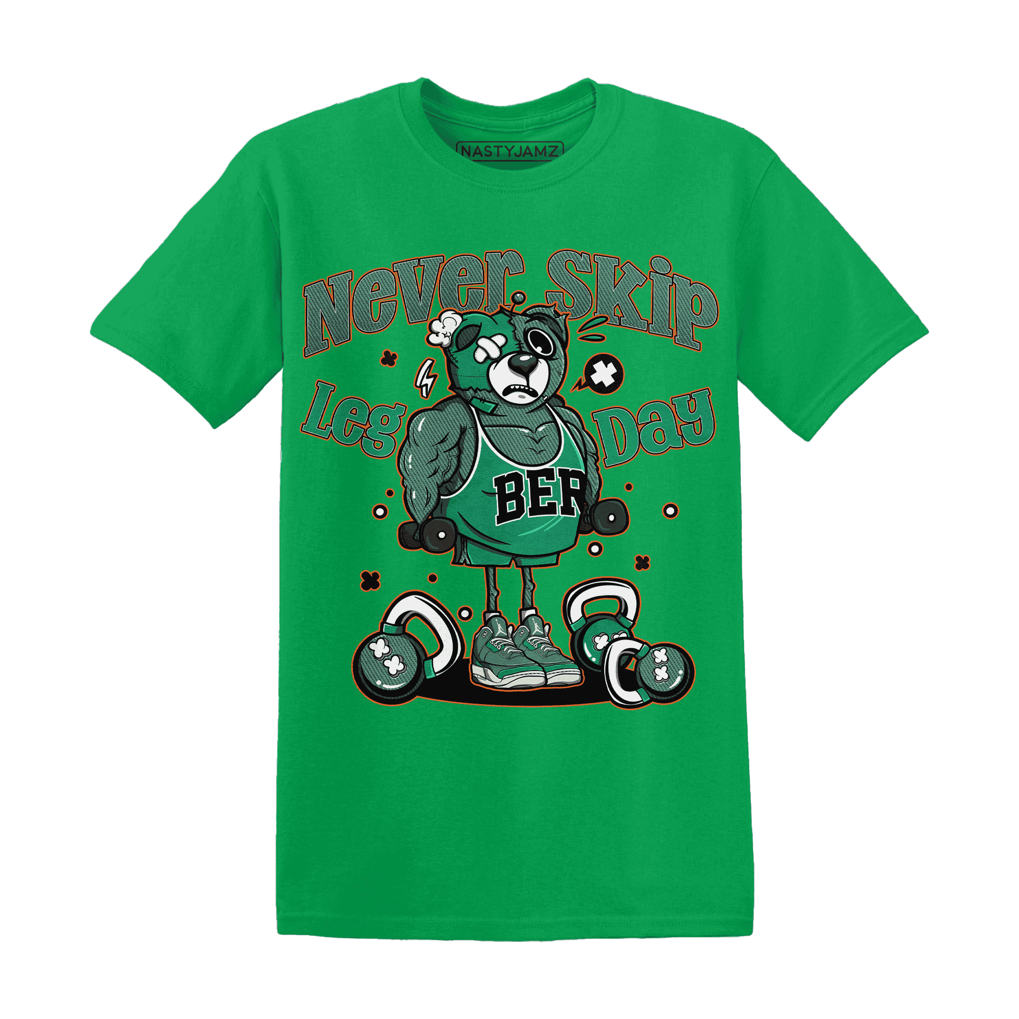 Nina CN Abney 3s T Shirt Match Leg Day BER - NastyJamz